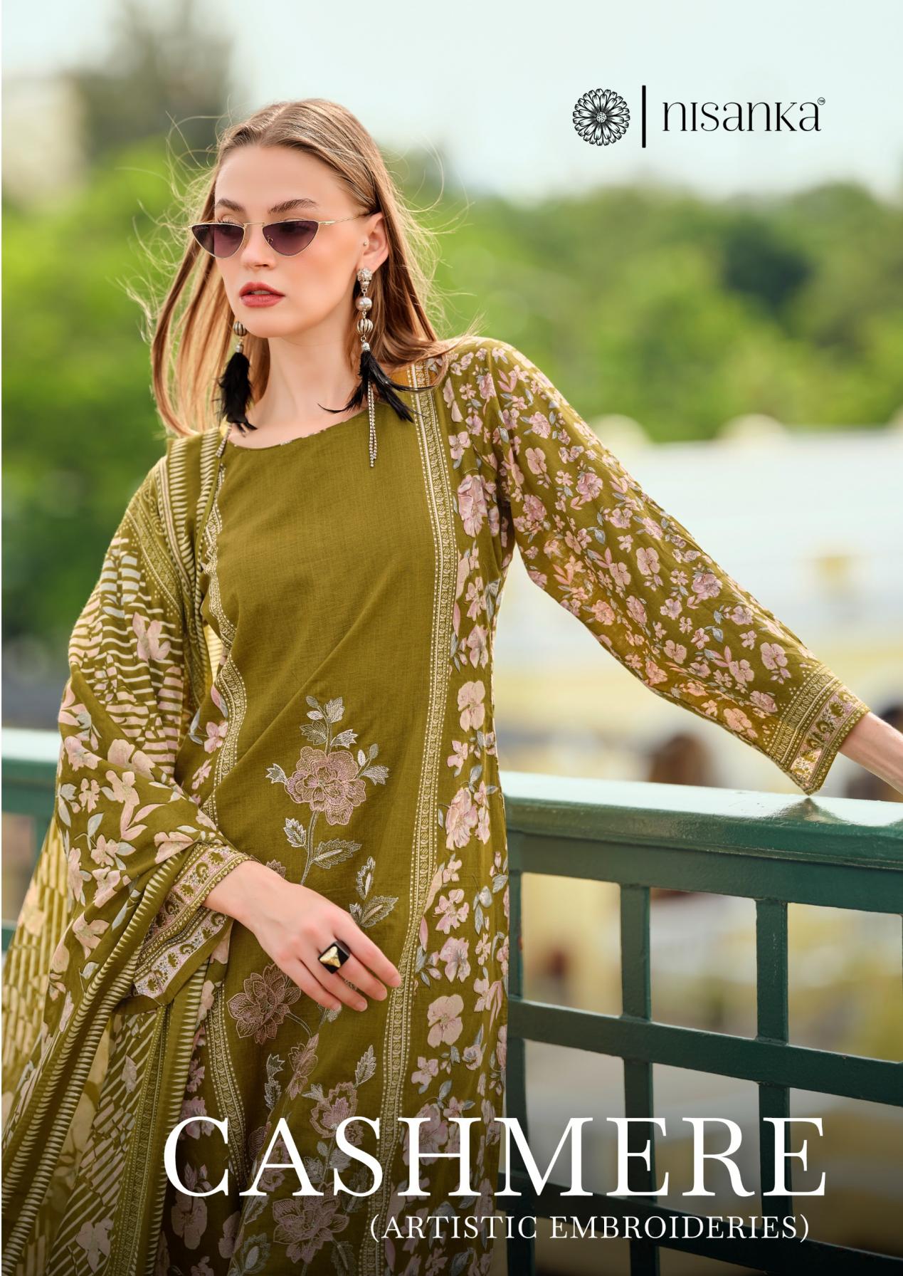 NISANKA CASHMERE READYMADE LAWN COTTON PAKISTANI BIG SIZE SUITS  