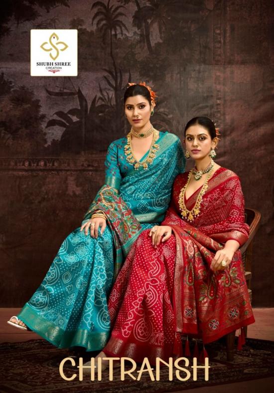 SHUBH SHREE CREATION CHITRANSH RASIAN SILK ELEGANCE SAREES 