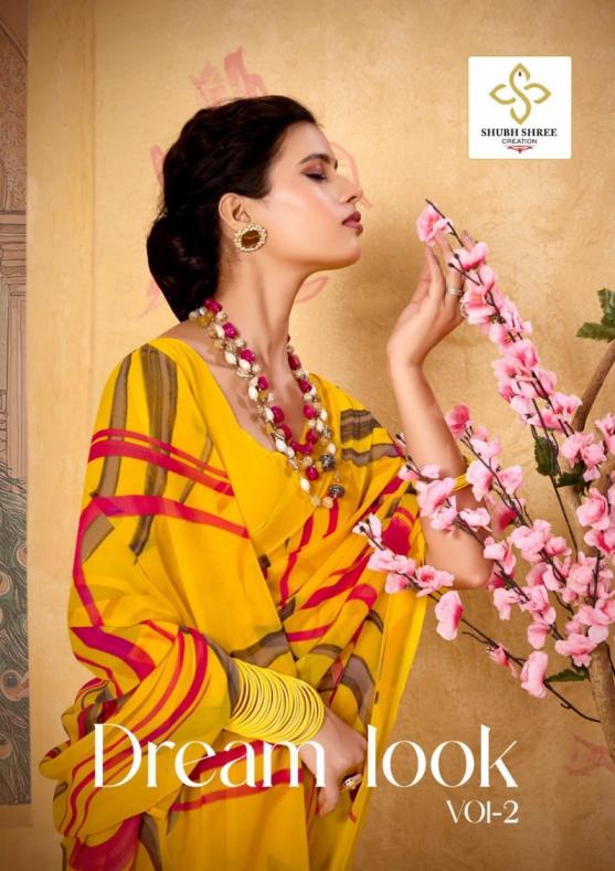 SHUBH SHREE CREATION DREAM LOOK VOL 2 GEORGETTE SAREE FOR WOMEN 