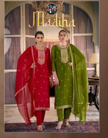 MADIHA BY FOURDOTS CRUSH SILK UNIQUE SALWAR KAMEEZ 