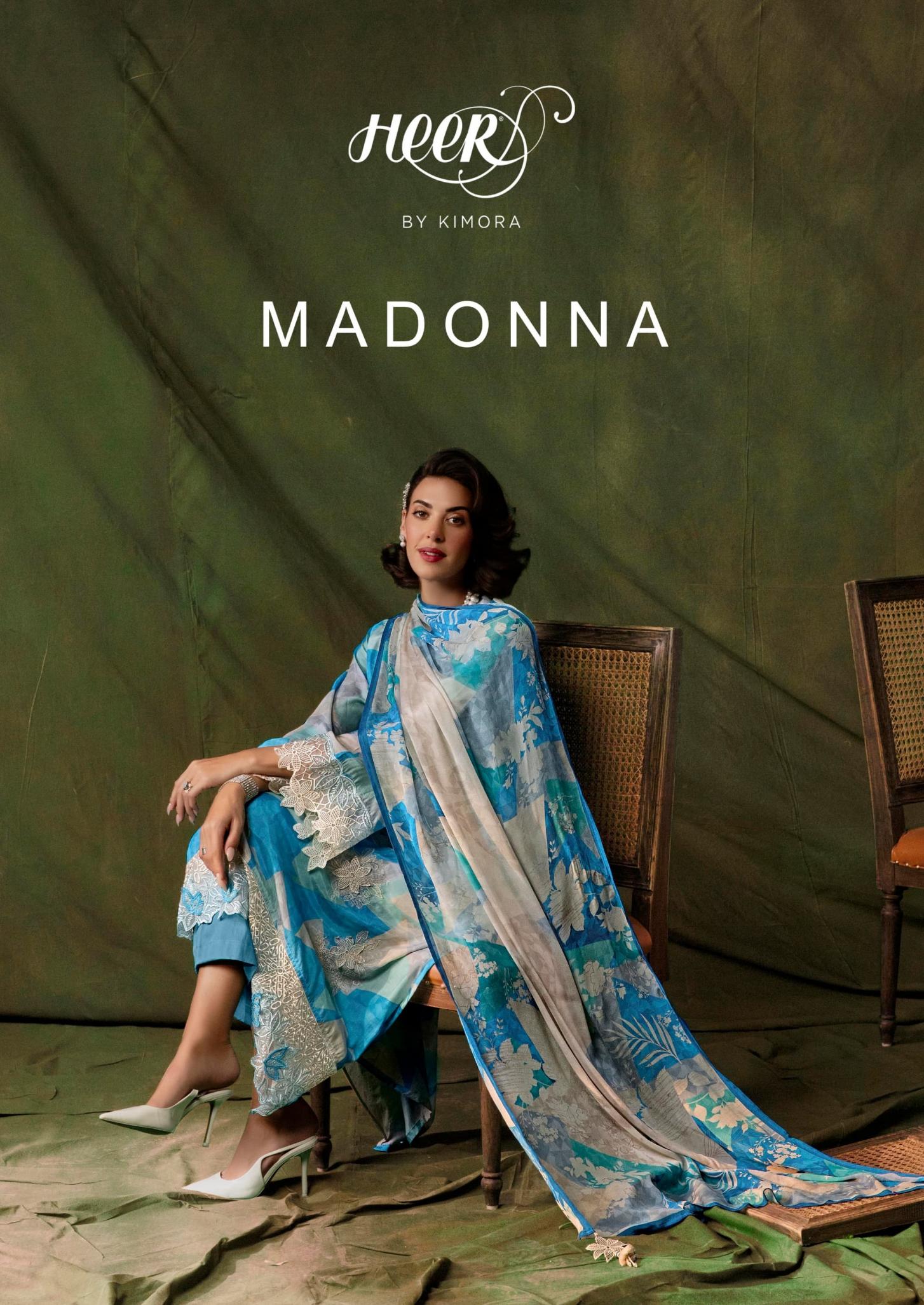 MADONNA VOL 211 BY HEER KIMORA MUSLIN SALWAR KAMEEZ 