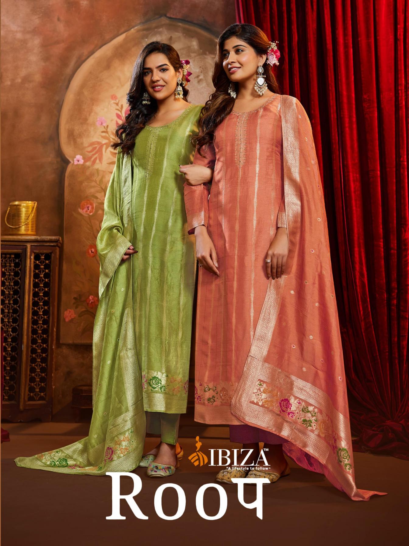 ROOP BY IBIZA KOSA SILK JACQUARD STYLISH SALWAR SUITS 