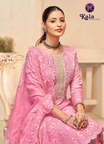 SAKSHI BY KALA FASHION COTTON SHIFLY MODERN SALWAR SUITS 