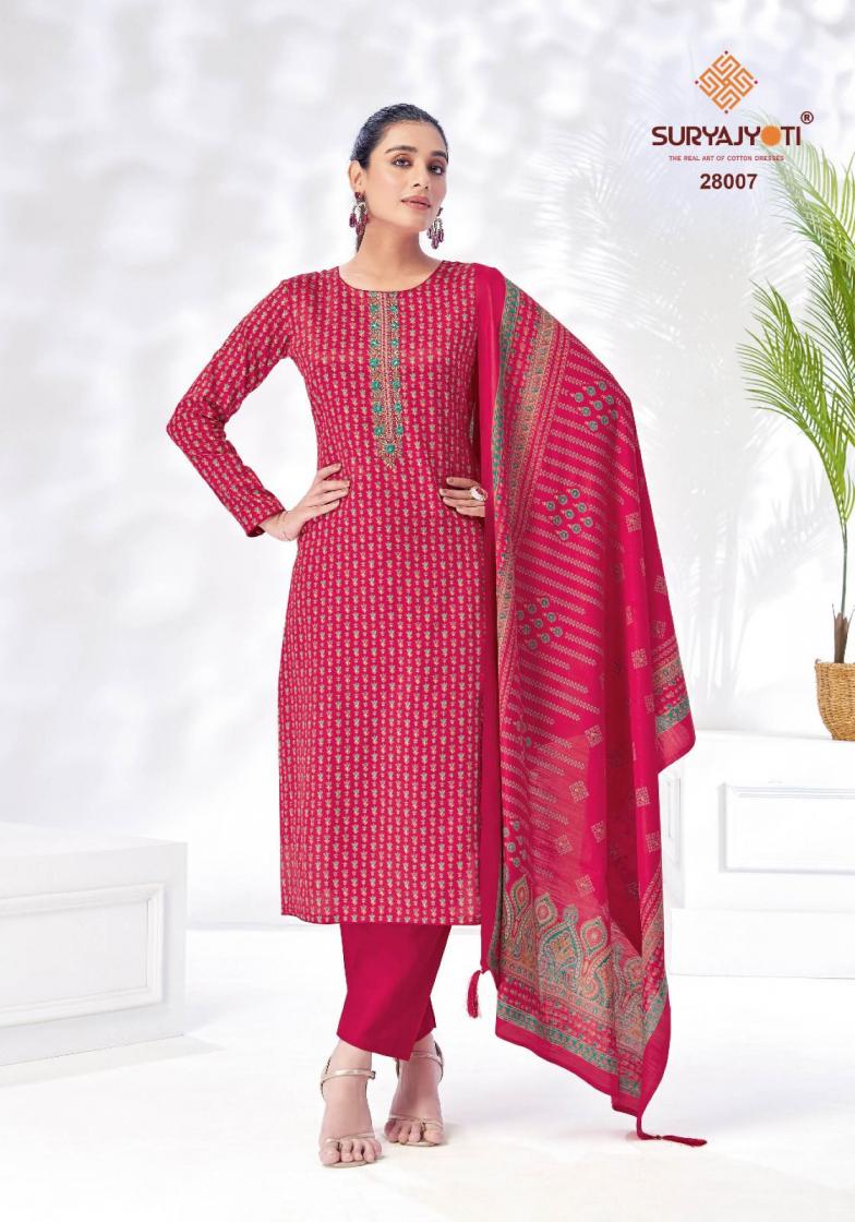 SURYAJYOTI KALKI VOL 28 JAM SATIN UNIQUE DRESS MATERIALS 