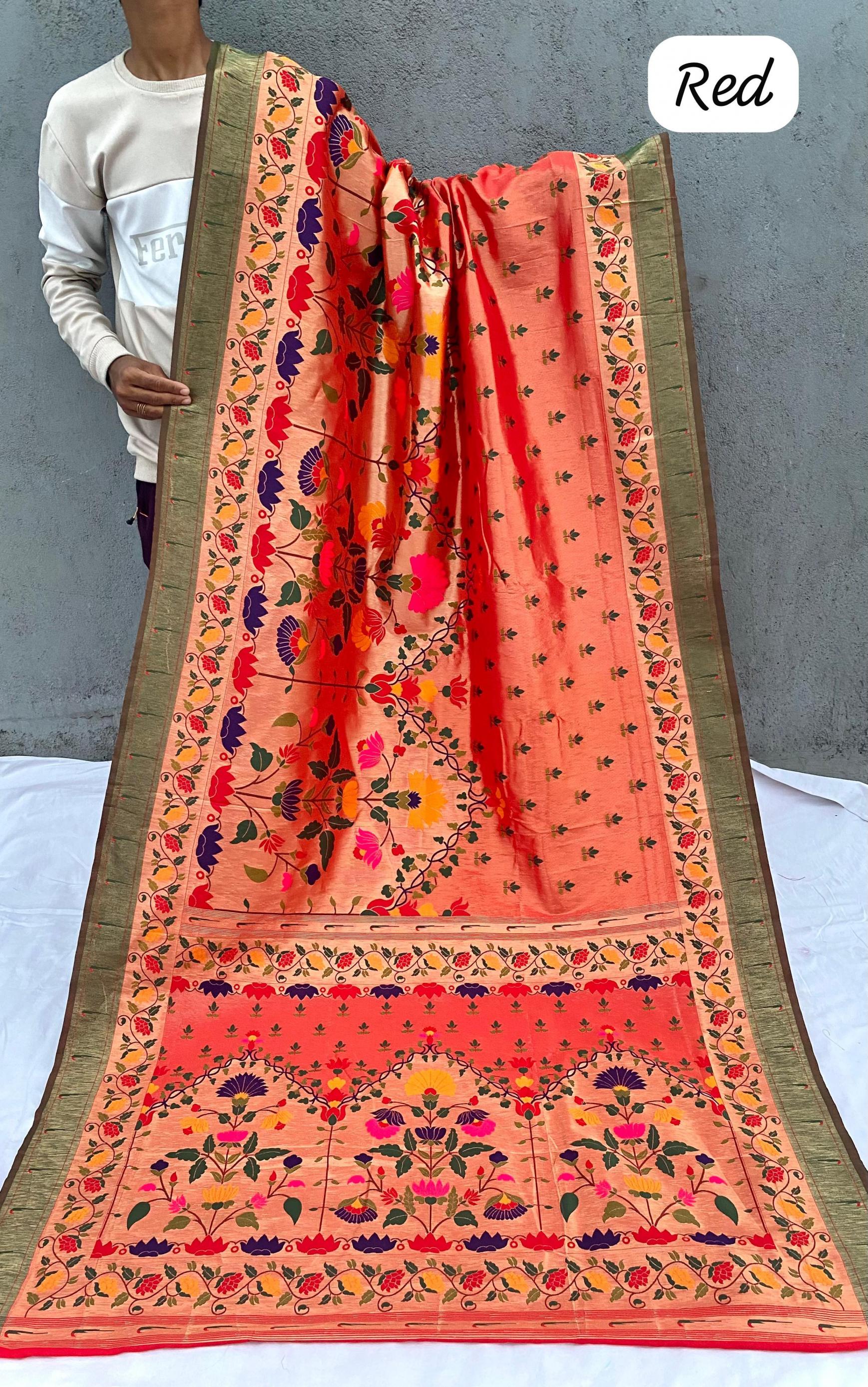 KAVYA AMAZING SILK PAITHANI WEAVING SAREE EXPORTS  