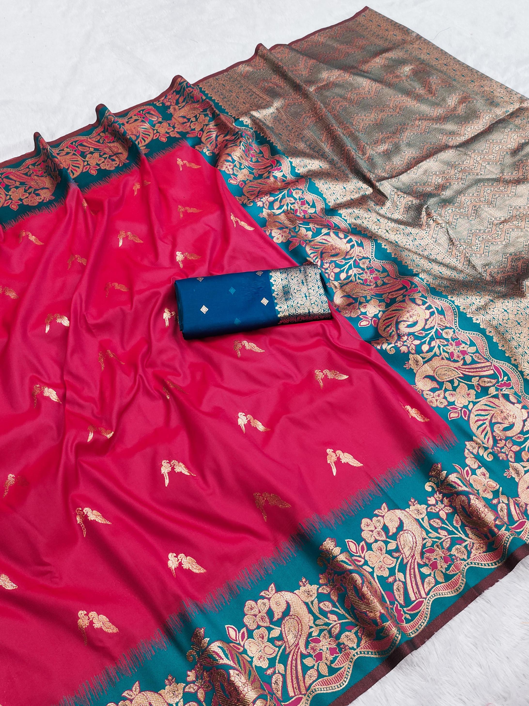 KC 2023 POPULAR DESIGN BANARASI SILK WEAVING SAREES 