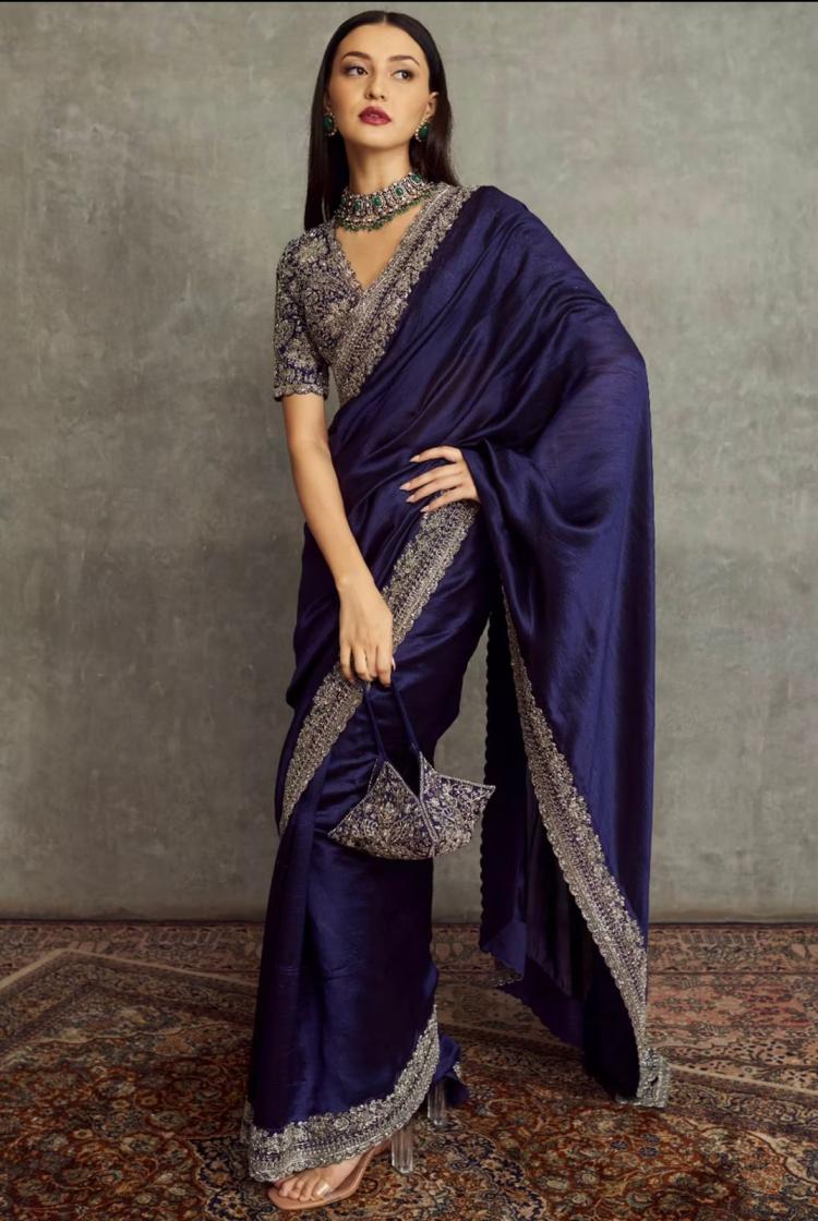 KC 2059 SILK SEQUENCE WORK PARTY WEAR SAREES