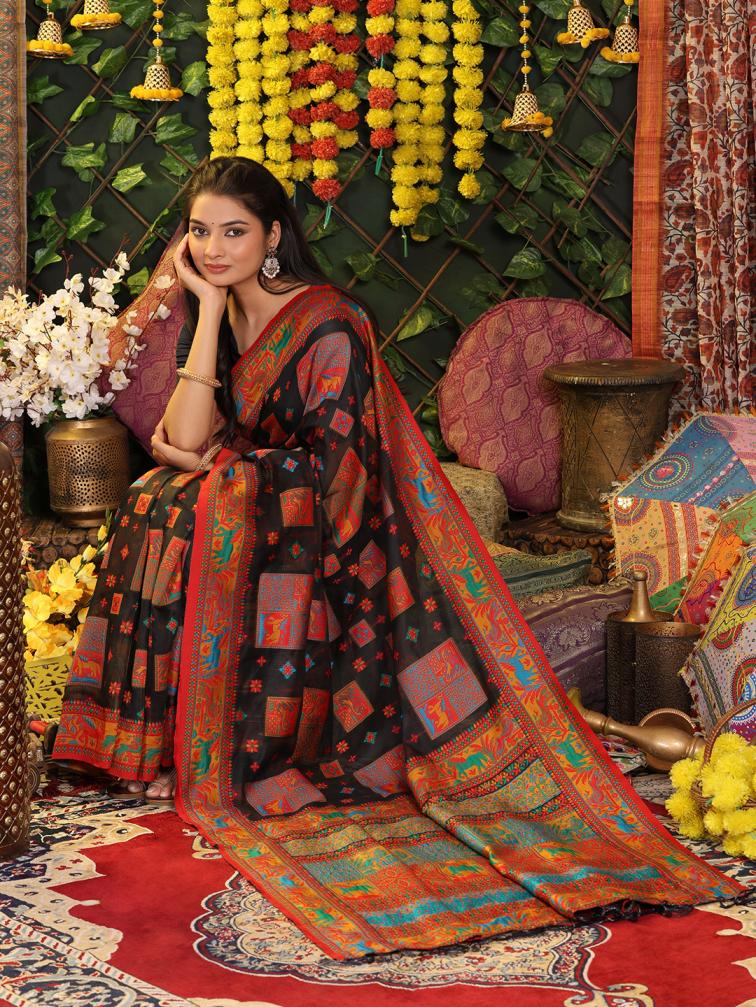 ASTITA KETHAL KOTA FANCY DESIGNER LINEN COTTON FABRIC SAREE WITH WHOLSALE SAREE WITH LATKAN