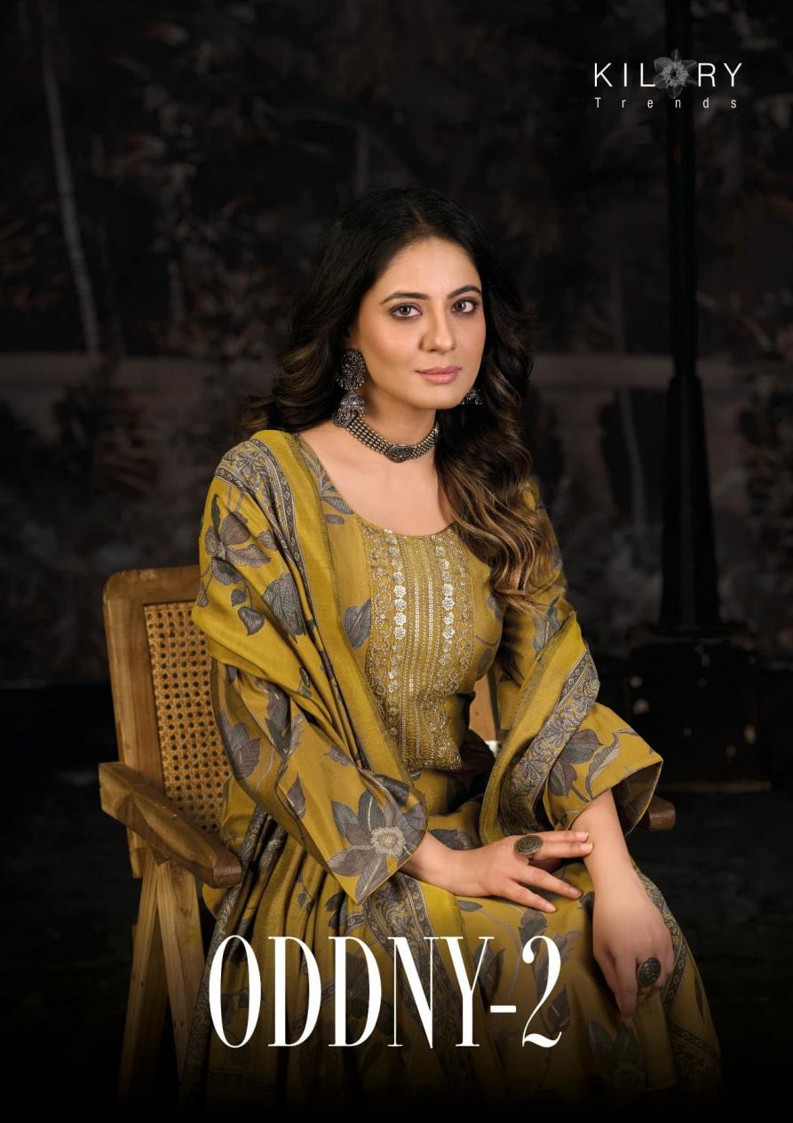 ODDNY VOL 2 BY KILORY TRENDS MUSLIN SILK STYLISH 3PCS DRESS