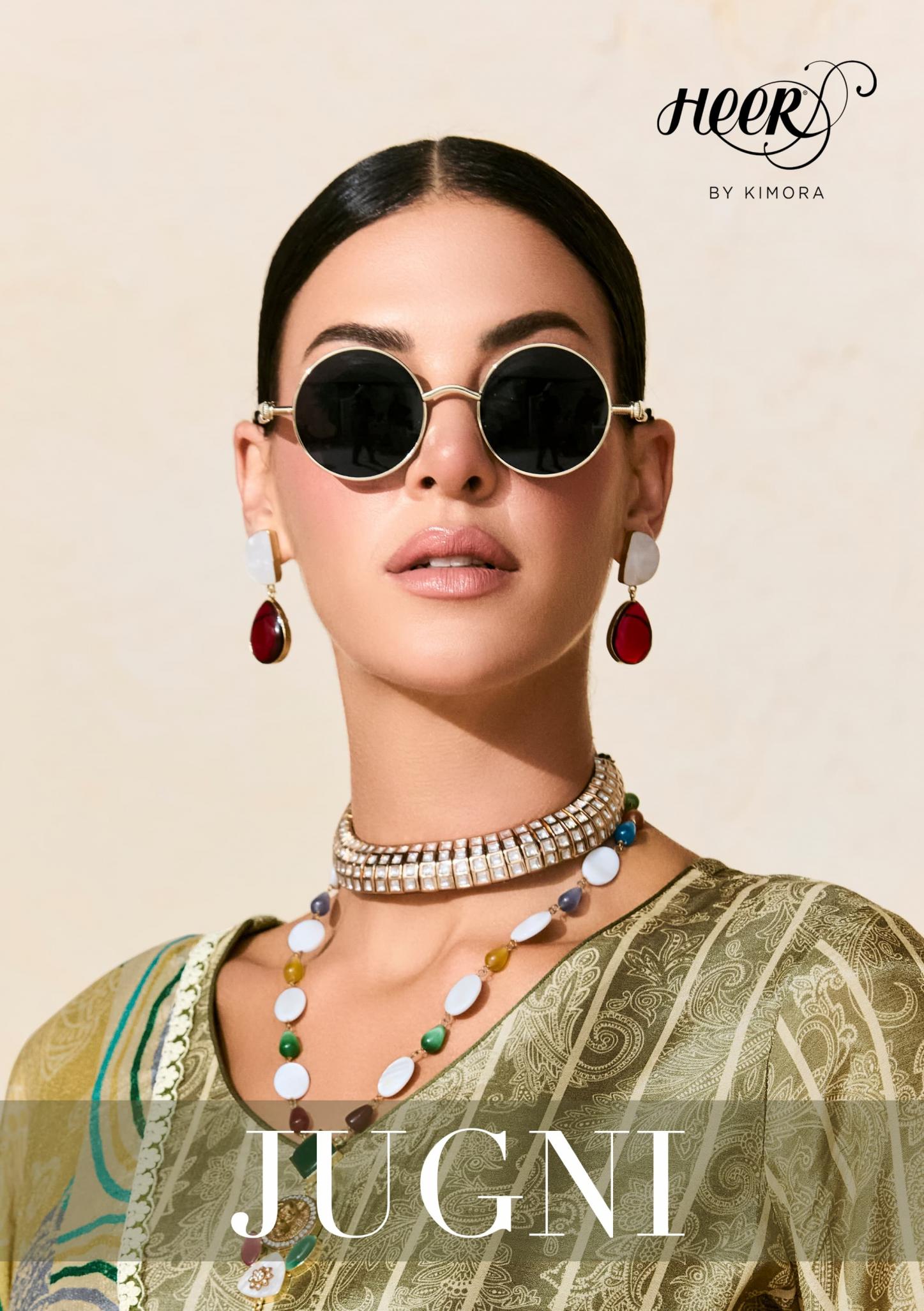 JUGANI VOL 219 BY KIMORA HEER MUSLIN PRINT UNSTITCH SUITS 