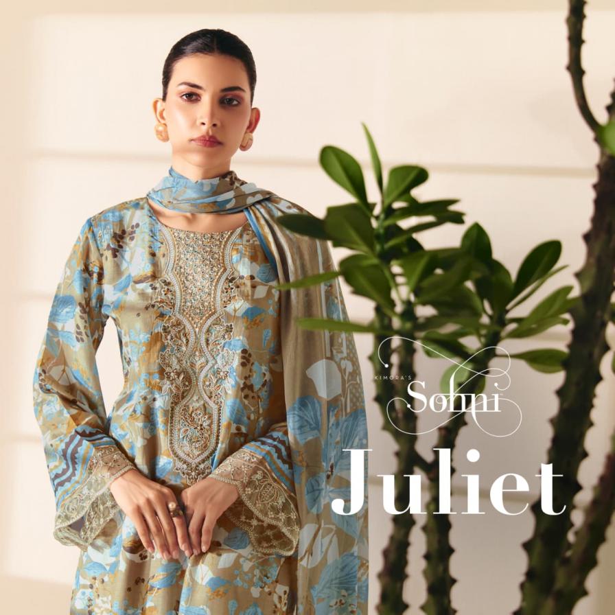 JULIET VOL 36 BY KIMORA HEER SOHNI PRETTY MUSLIN SUITS ONLINE