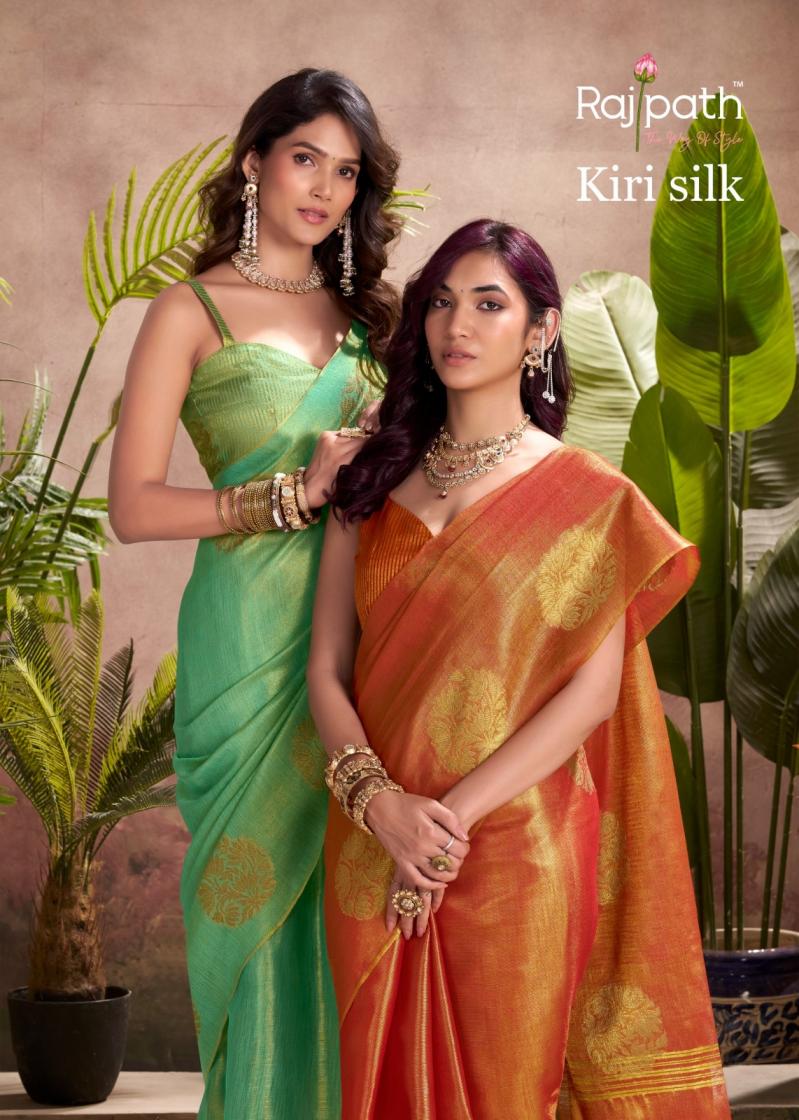 RAJPATH KIRI SILK CLASSIC TISSUE SILK 462-467 SAREES ONLINE 