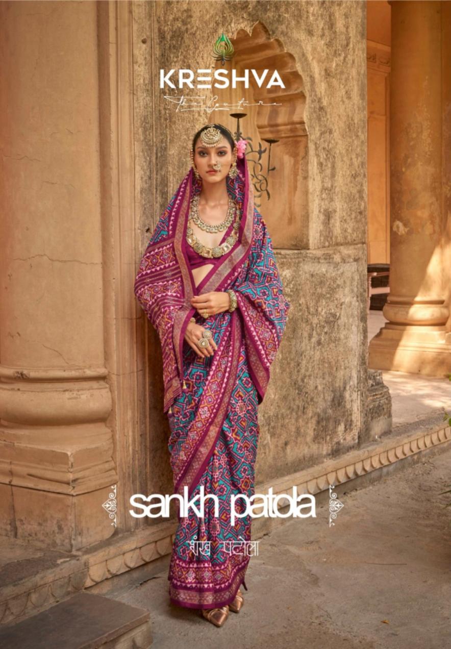 SANKH PATOLA BY KRESHVA AMAZING SILK SAREES 