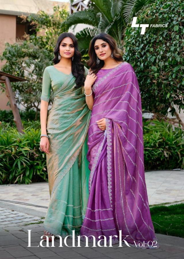 LT FASHION LANDMARK VOL 2 PRETTY MALAI SILK SAREE SUPPLIER 