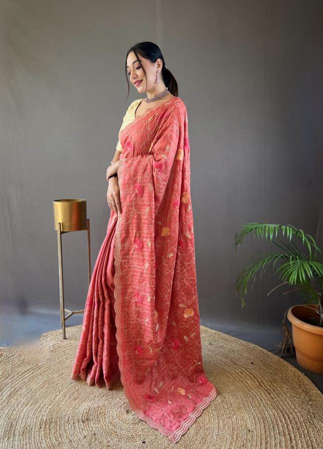 LEELA TUSSAR SILK PARTY WEAR WORK SAREES ONLINE 
