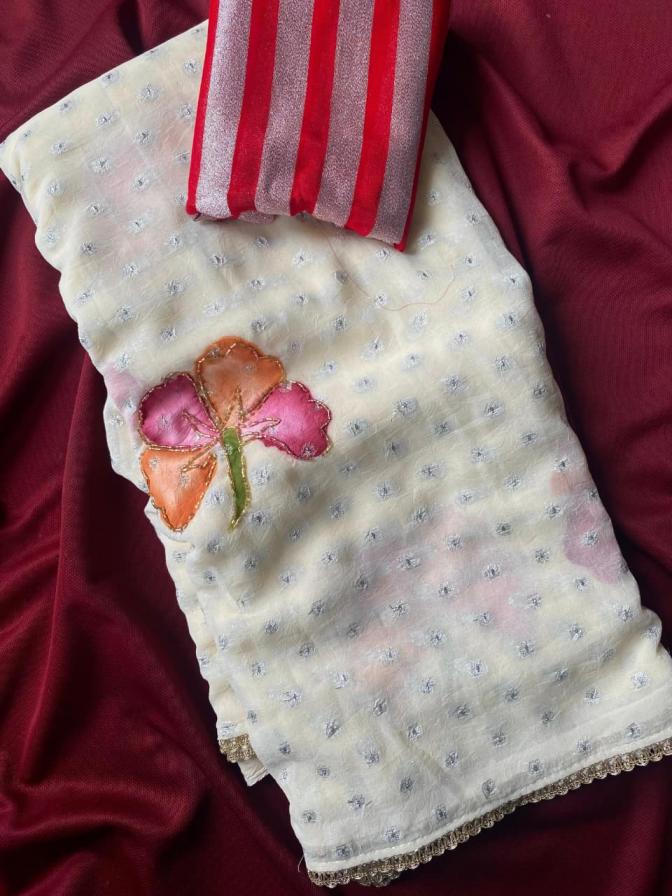 LILLY CRUSH AMAZING BUTTIS SAREES EXPORTS 