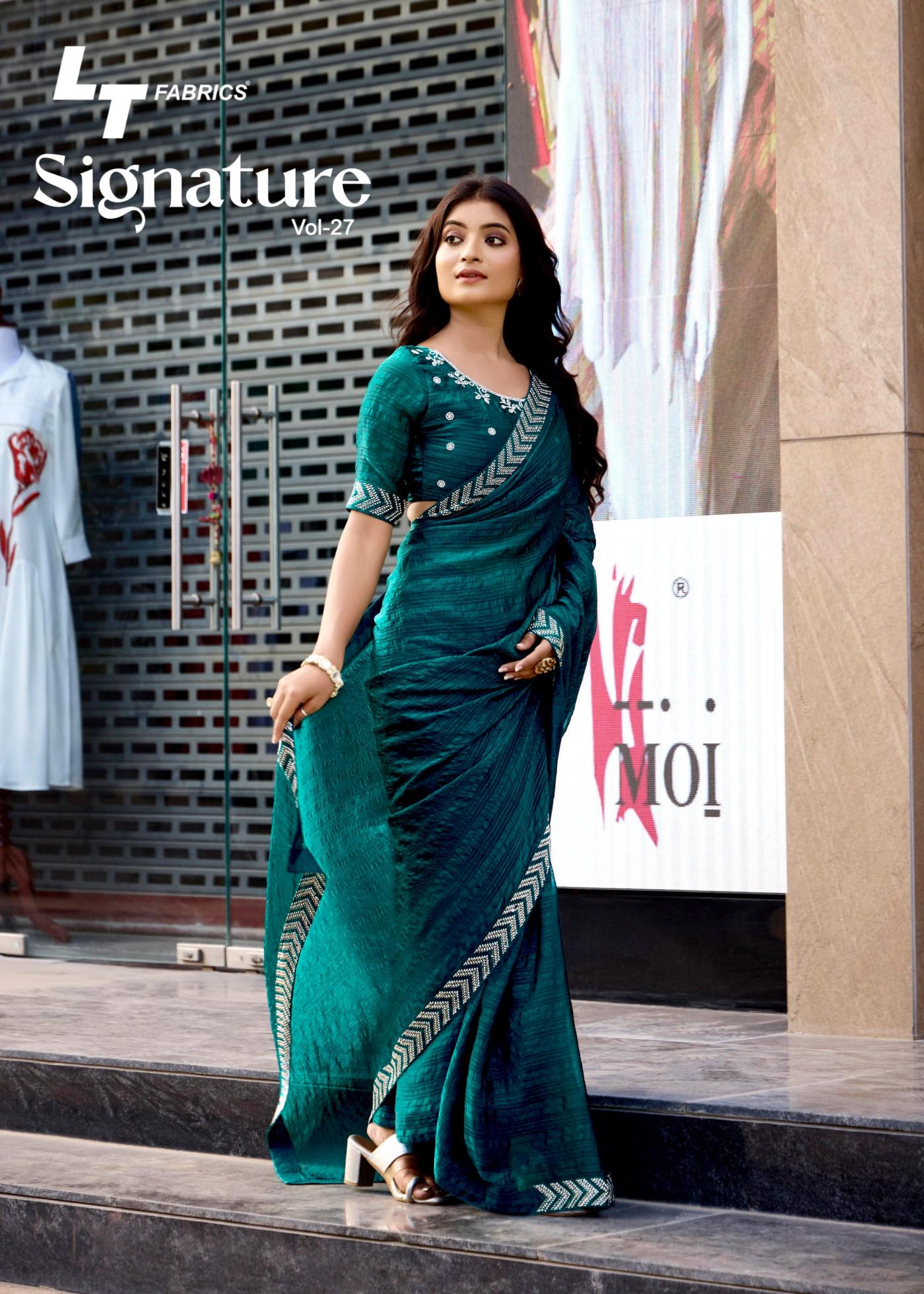 SIGNATURE VOL 27 BY LT FASHION MALAI SILK BEST RATE WHOLESALER