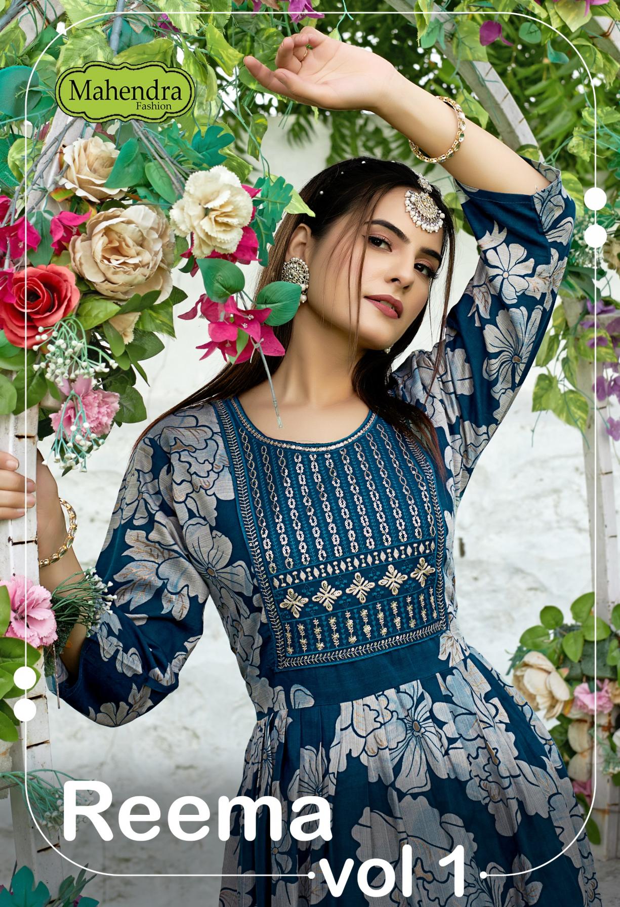 REEMA BY MAHENDRA FASHION FULL STITCH VATICAN 3PCS DRESS