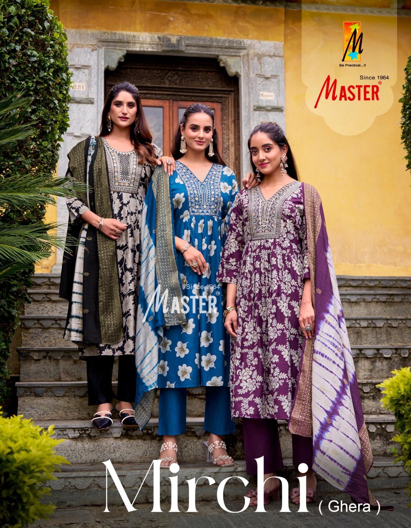 MIRCHI GHERA VOL 1 BY MASTER READYMADE STYLISH SALWAR KAMEEZ 
