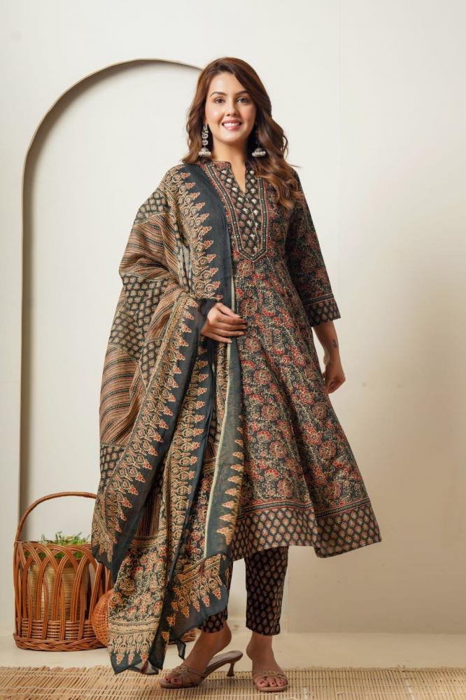 MODERN FULL STITCH COTTON STYLISH FLAIR COMBO 3PCS DRESS