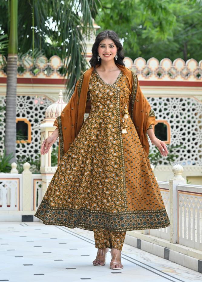 MODERN READYMADE STYLISH EMBROIDERED COTTON COMBO 3PCS DRESS