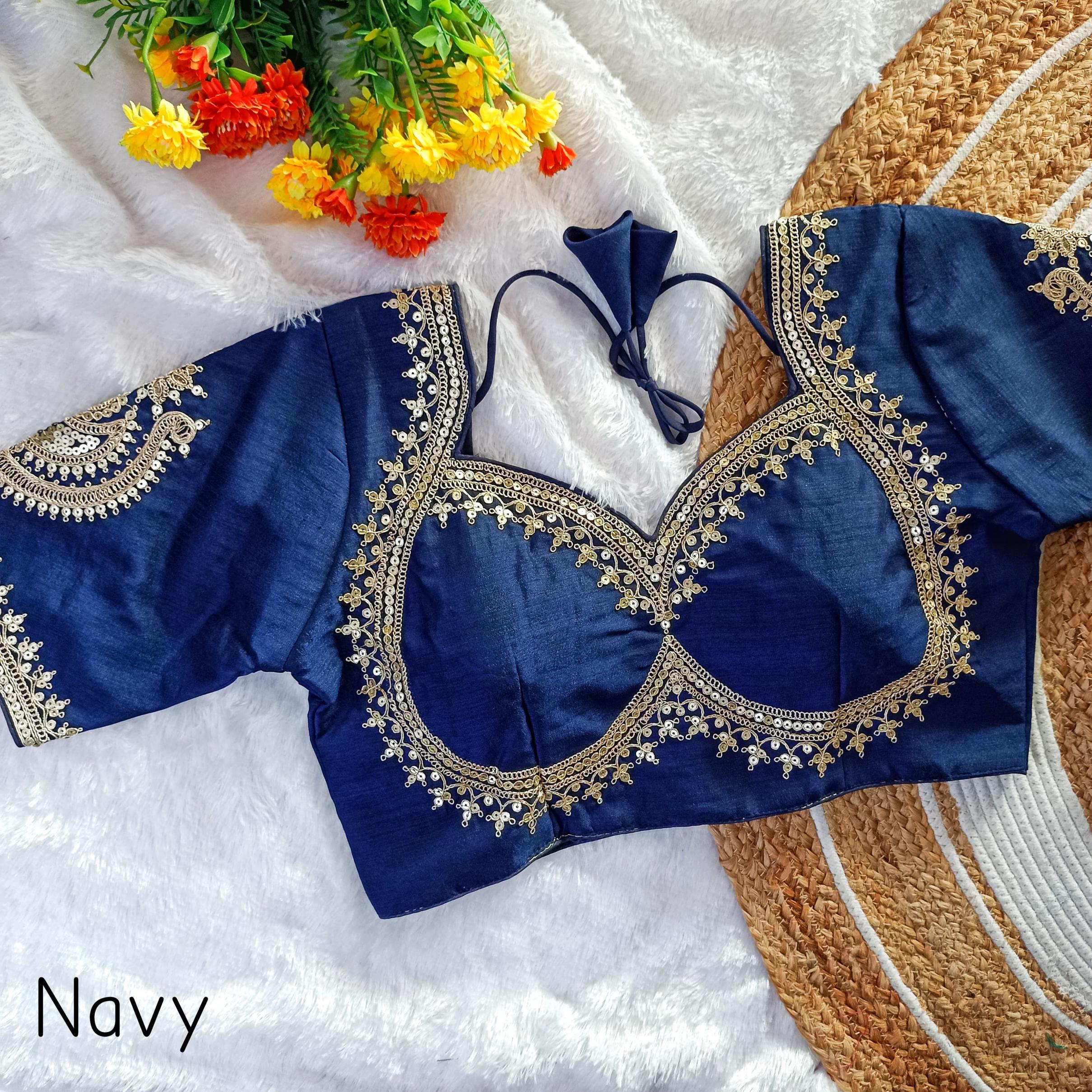 MUMTAZ VOL 2 BLOUSE VICHITRA SILK READYMADE FESTIVE BLOUSE 