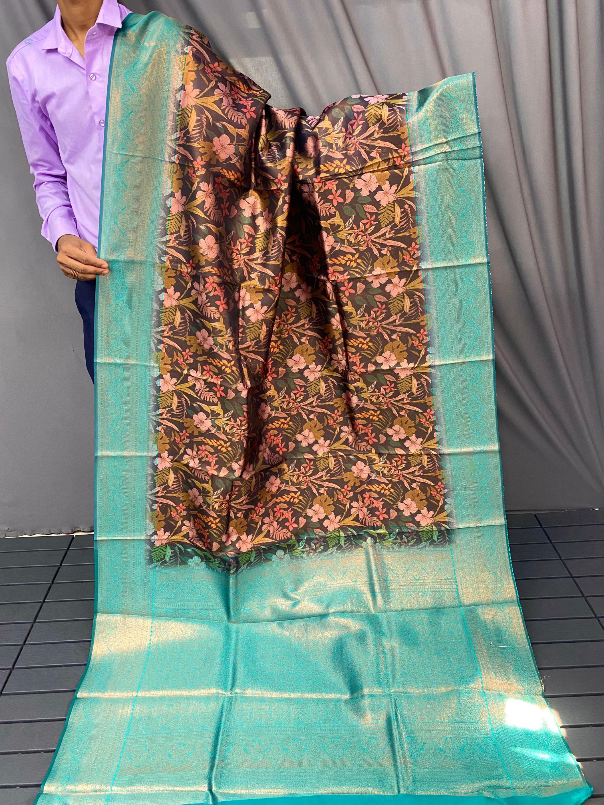 NIHARIKA AMAZING KANCHI WEAVES SAREE FOR WOMENS 