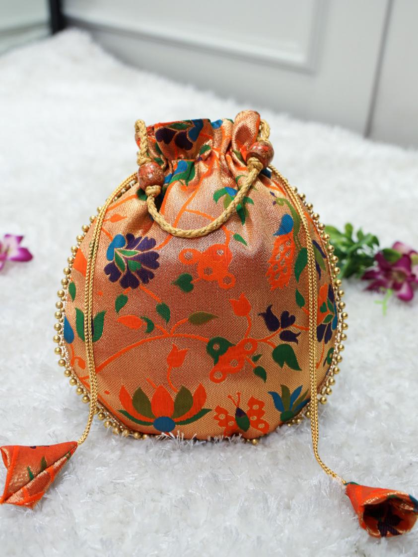 NNK4603 DESIGNER JACQUARD SILK STYLISH BATWA 