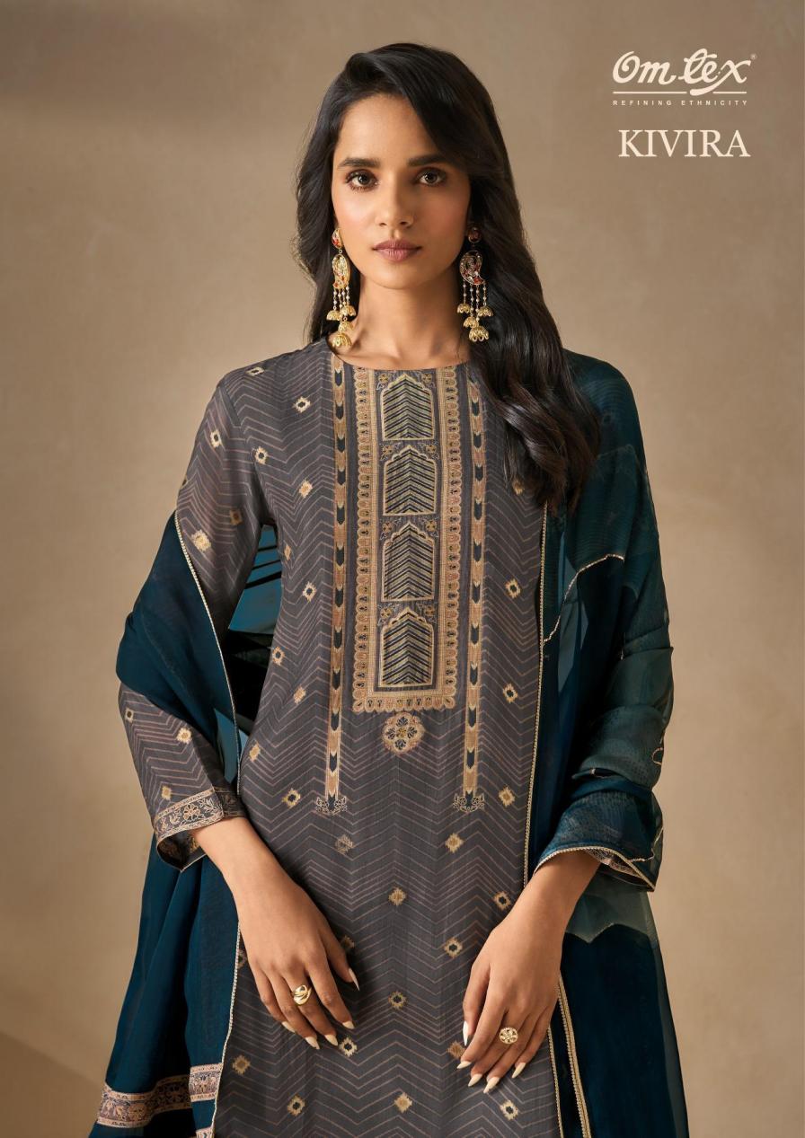 KIVIRA BY OMTEX CREO SILK JACQUARD ELEGANT STYLE SUITS 