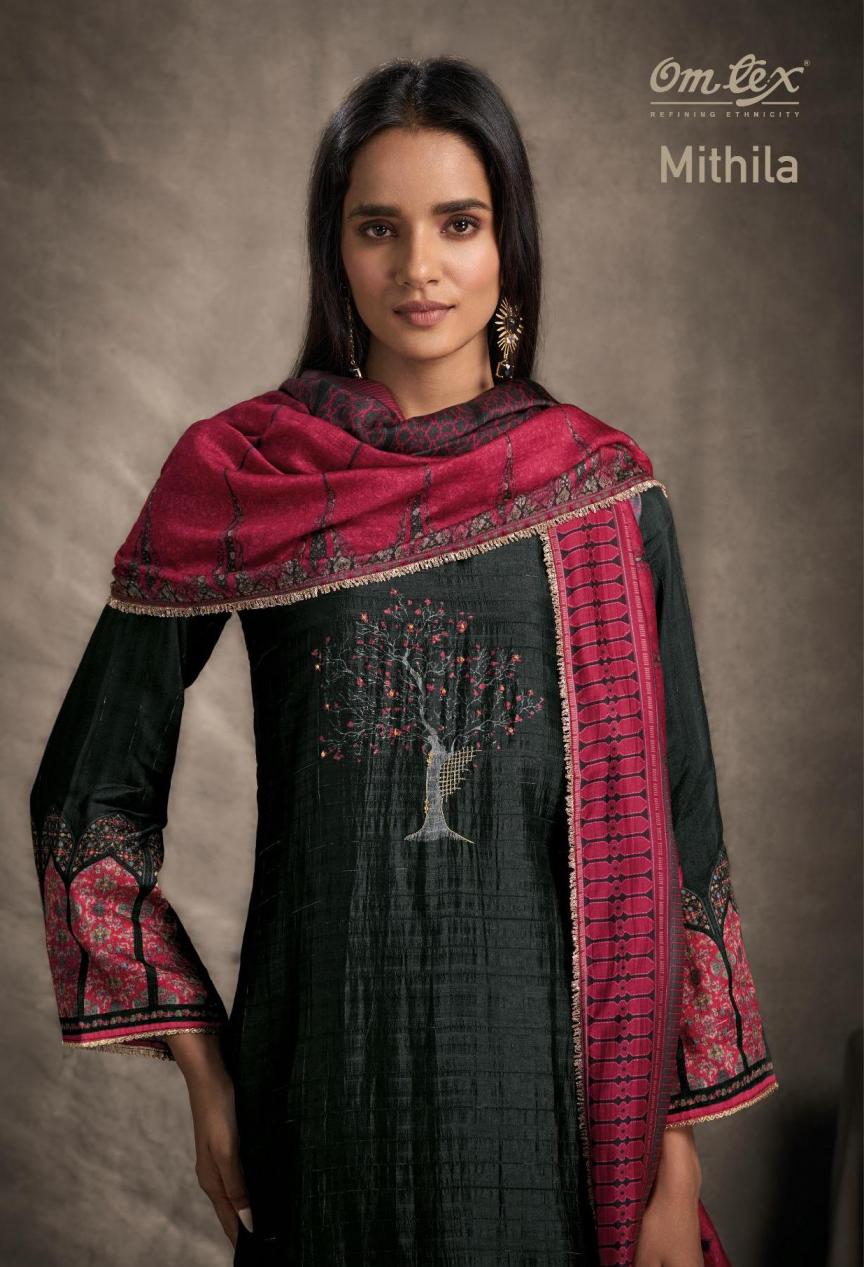 MITHILA BY OMTEX RUBINA SILK UNSTITCH SALWAR KAMEEZ 
