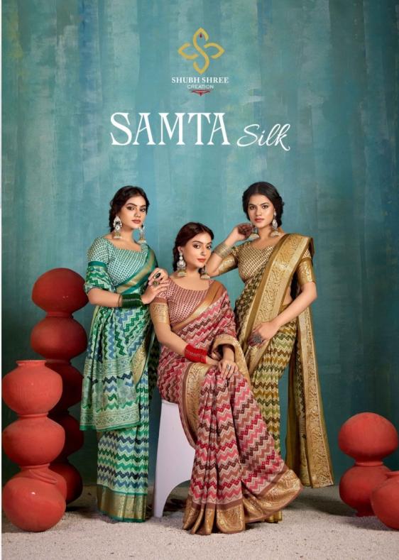 SIRONA FASHION SAMTA SILK AMAZING VELVET TUSSER SILK SAREES 