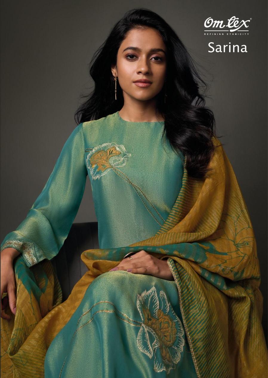 OMTEX SARINA HIT DESIGN SILK TISSUE SALWAR KAMEEZ ONLINE 