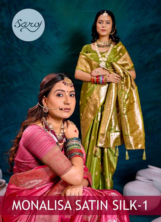 Monalisa Satin silk Saroj vol.1 Satin silk saree