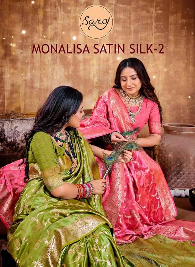 Monalisa Satin silk Saroj vol.2 Satin silk saree