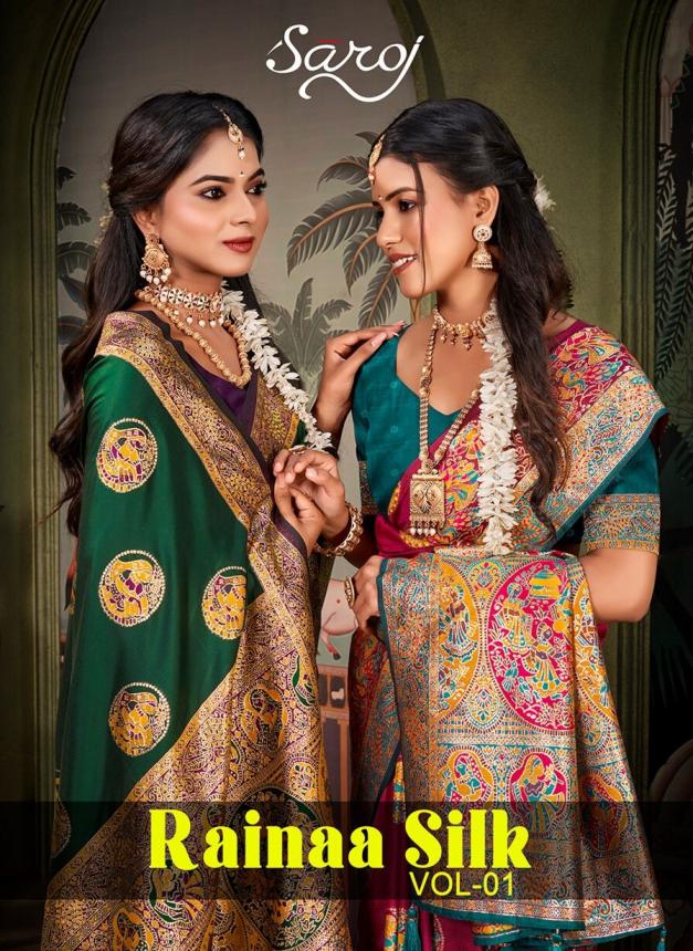 Rainaa Silk Saroj vol.1 50*600 silk saree