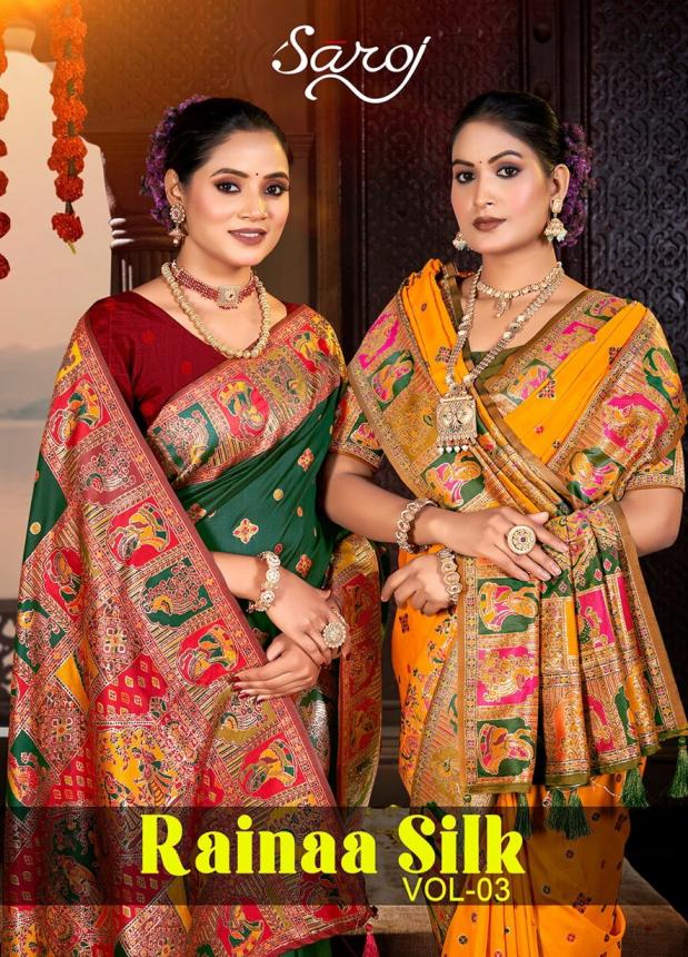 Rainaa Silk Saroj vol.3 50*600 silk saree