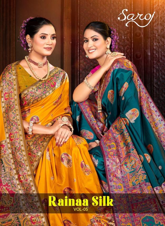 Rainaa Silk Saroj  vol.5 50*600 silk saree