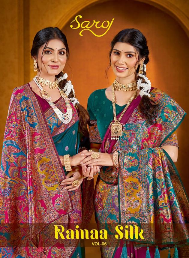 Rainaa Silk Saroj  vol.6 50*600 silk saree