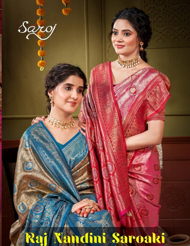  Rajnadini saroski Saroj vol.2 tissue silk saree