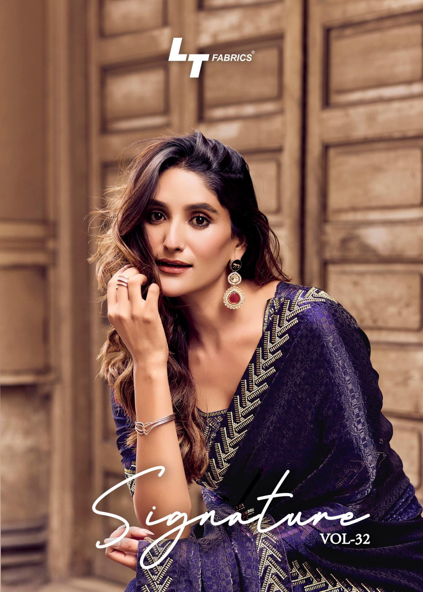 LT FASHION SIGNATUR VOL 32 AMAZING MALAI SILK SAREE ONLINE 