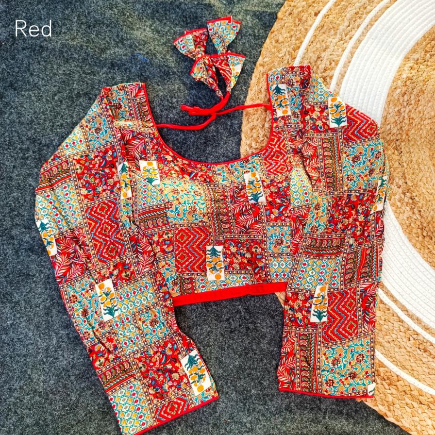 SIROSKY L S VOL 3 HIT DESIGN READYMADE RAYON COTTON BLOUSE 