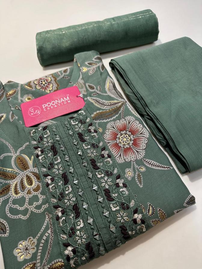 POONAM CREATION SONPARI VATICAN READYMADE 3PCS DRESS ONLINE 