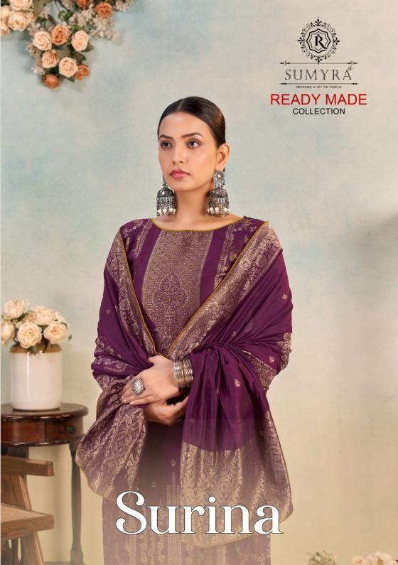 SUMYRA RADHIKA FASHION SURINA READYMADE COTTON JACQUARD SUITS ONLINE 