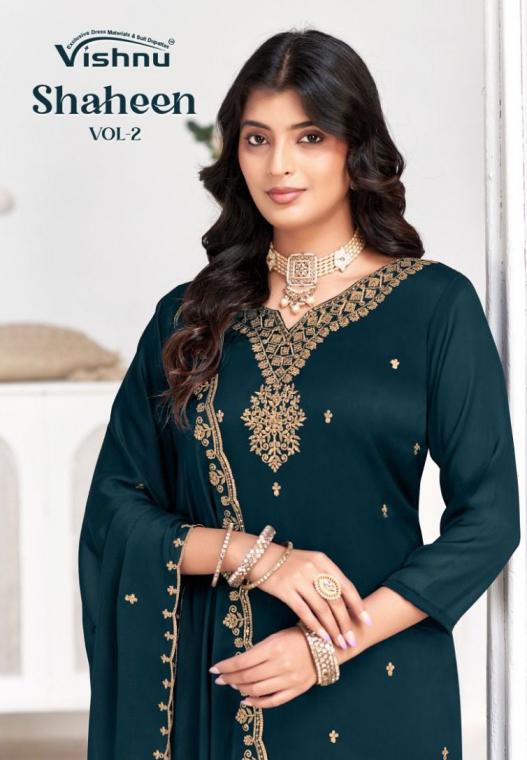 SHAHEEN VOL 2 BY VISHNU RANGOLI BLOOMING 3PCS DRESS ONLINE 