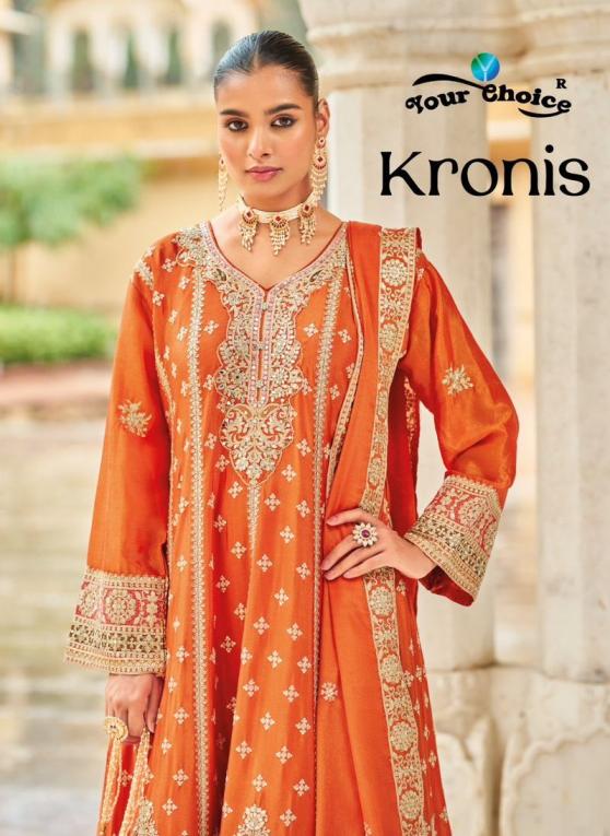 KRONIS BY YOUR CHOICE CHINON READYMADE STYLISH SUITS 