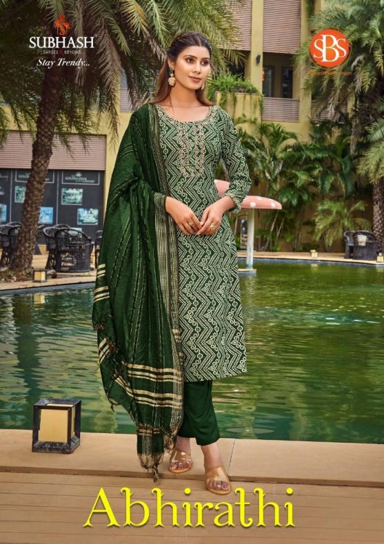 SUBHASH ABHIRATHI SBS RAYON UNSTITCH SUIT FOR WOMENS 
