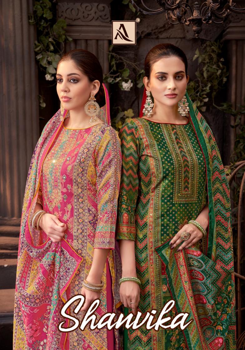 SHANVIKA BY ALOK JACQUARD PAKISTANI FANCY SALWAR KAMEEZ 