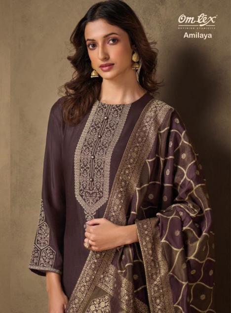OMTEX AMILAYA RUBINA SILK 3PCS DRESS ONLINE 