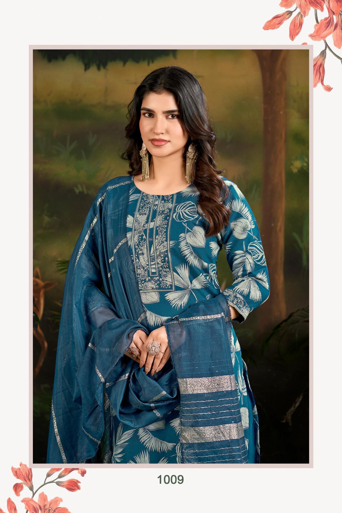 ART RIDDHS PRETTY LOOK VATICAN COMBO SET FULL STITCH SUIT ONLINE 