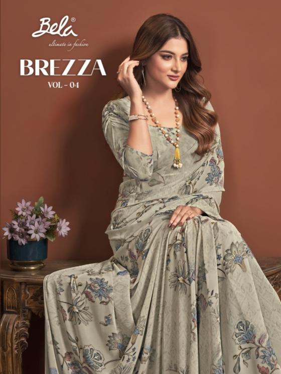 BREZZA VOL 4 BY BELA FASHION AMAZING WEIGHTLESS SAREES 